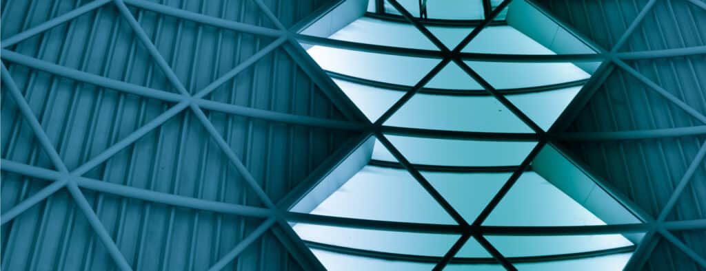 modern city architecture ceiling detail