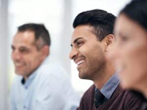 Shot of a group of businesspeople having a meeting in a modern office